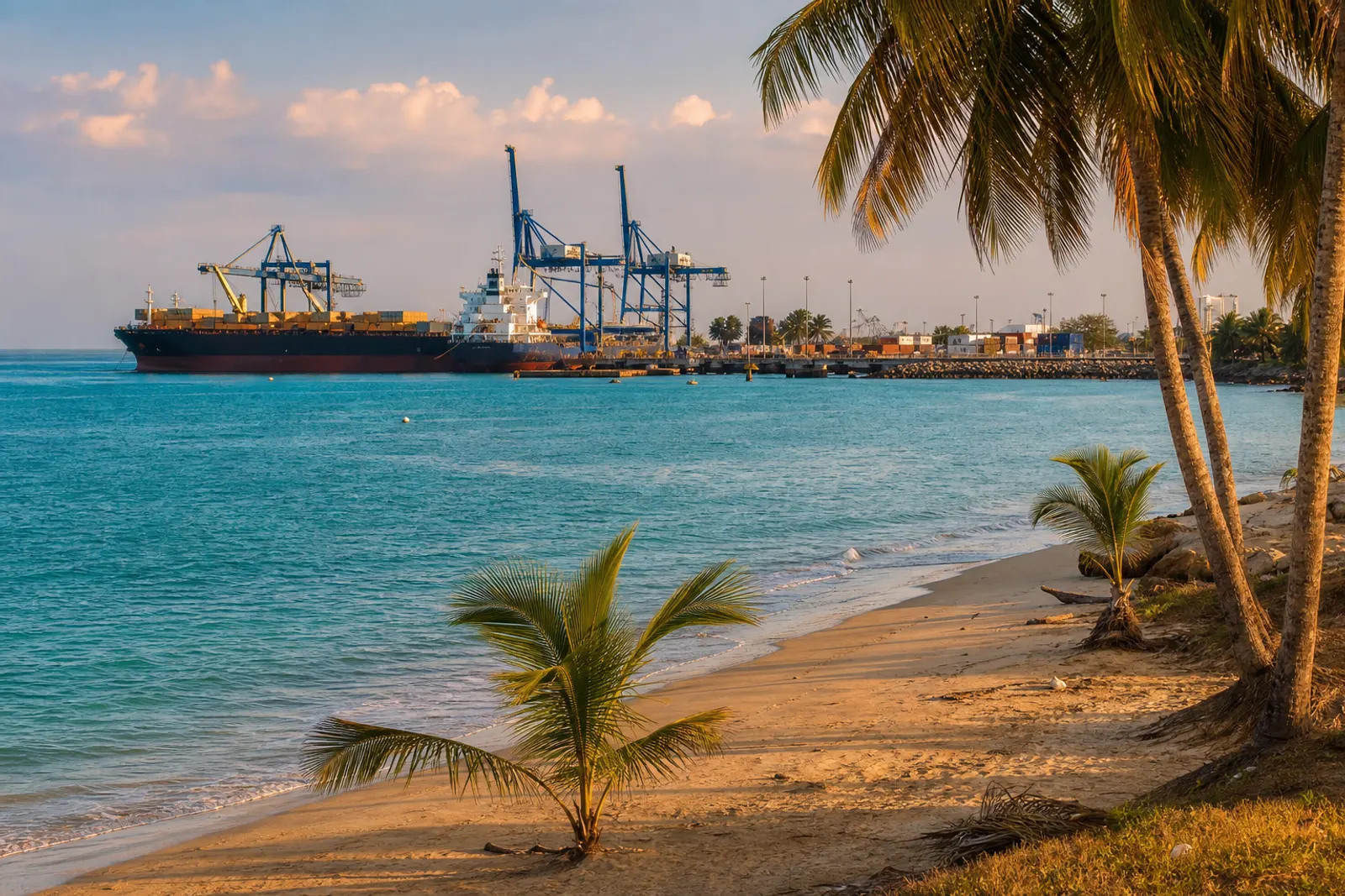 Costa y puerto del Golfo de Urabá, Antioquia